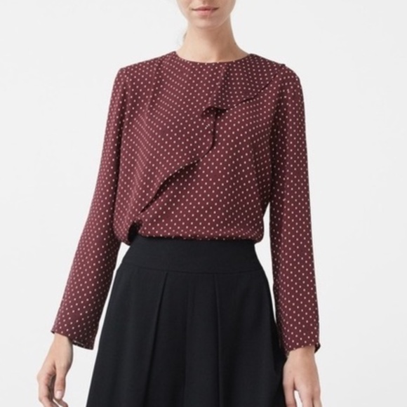 Mango Blouse with Decorative Ruffle - Picture 2 of 9